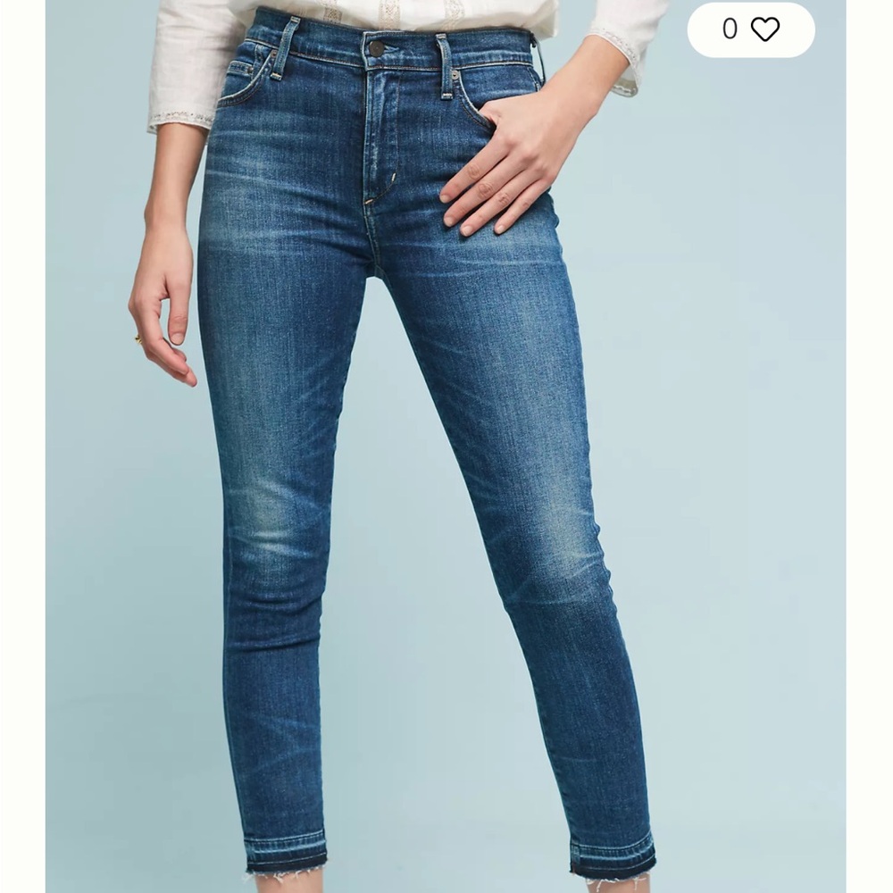 Citizens Of Humanity rocket crop high rise skinny jeans